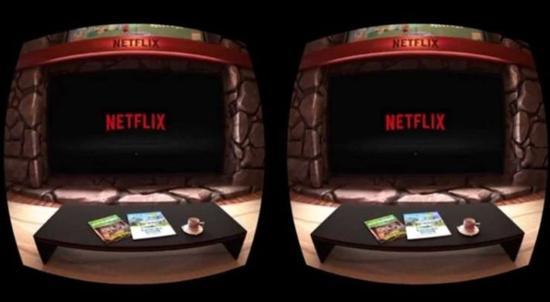 Samsung Gear VR Netflix的应用,目前只能看2D内容