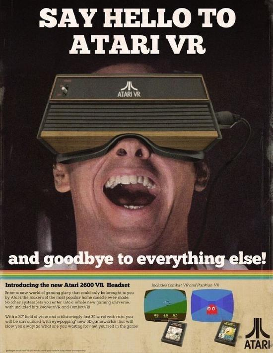 (伴随着Atari 2600和Atari VR而来的,是1983年美国电子游戏业大萧条)