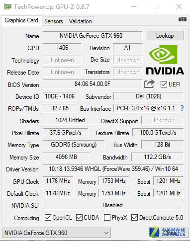 GTX960显卡详情