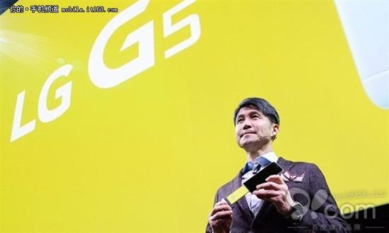 ▲发布会上展示LG G5