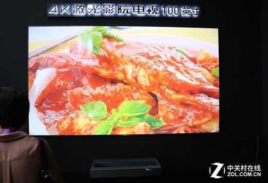 海信4K激光电视的画面目前很有竞争力