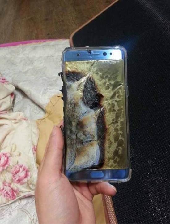 三星Note 7爆炸了