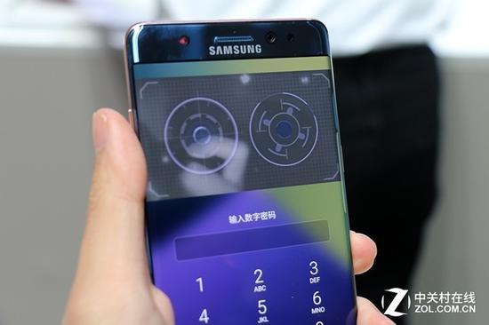 三星Galaxy Note7支持虹膜识别功能
