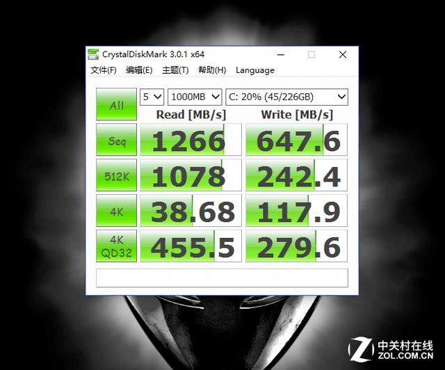 SSD固态硬盘测试结果