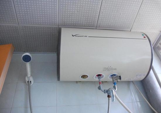 电热水器实际安装图