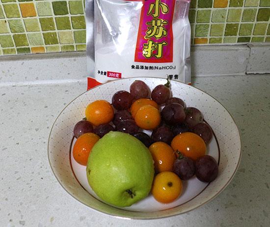清洗过后的水果