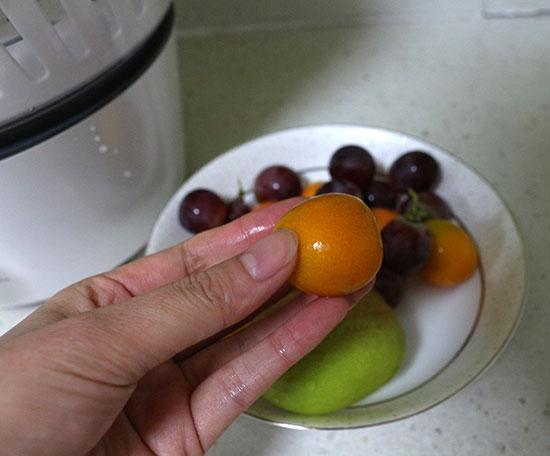 清洗过后的金桔