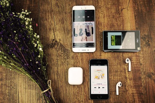 测试设备:iPhone SE、安卓手机为:vivo Xplay6、专业播放器飞傲(FiiO)X5 三代