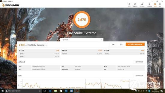 3Dmark Firestirke EX成绩
