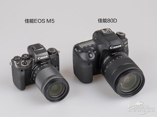 佳能EOS M5、80D