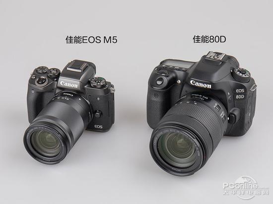 佳能EOS M5、80D