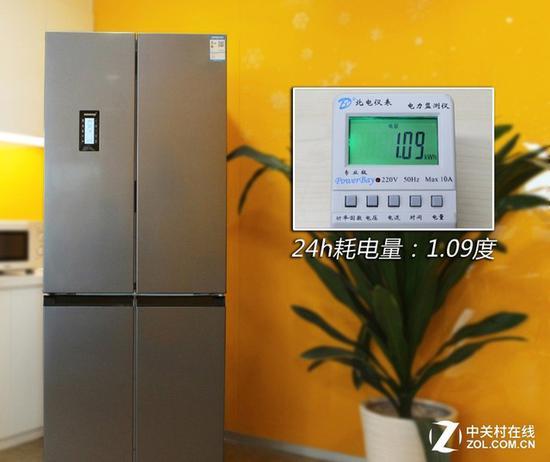 冰箱模拟正常使用一天的耗电量