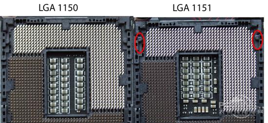 再到LGA 1151,防呆口再次变化