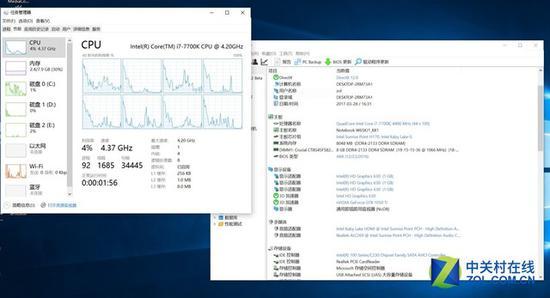 装上i7 7700K后空载可以稳定4.4GHz 满载降频到约3.9GHz