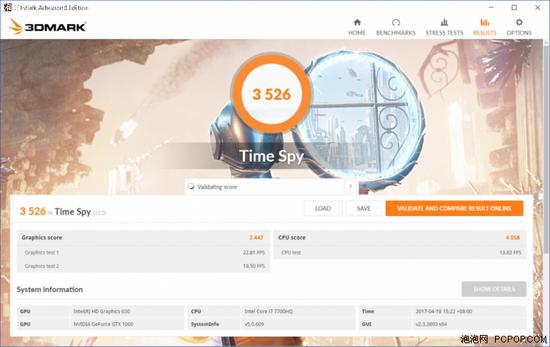 3Dmark Time Spy 3526