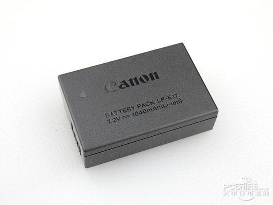 佳能EOS 800D采用的LP-E17型电池的续航能力有限