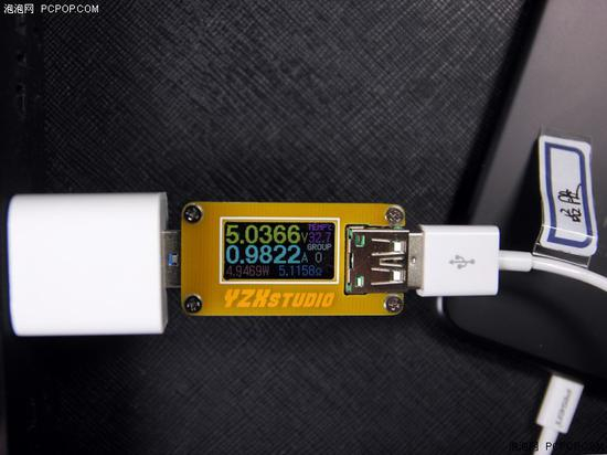 品胜Lightning to USB数据线:5.0366V×0.9822A=4.9469W