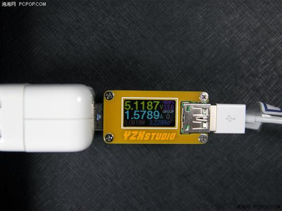 小米Lightning to USB数据线:5.1187V×1.5788A=8.0819W