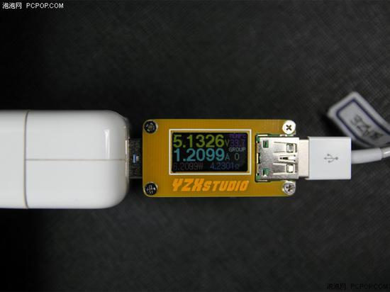 BIAZE Lightning to USB数据线:5.1326V×1.2099A=6.2099W
