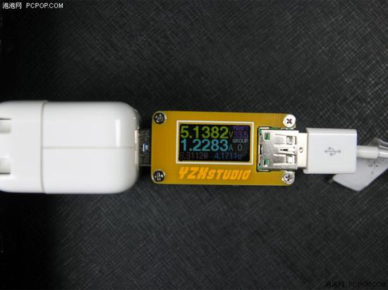 品胜Lightning to USB数据线:5.1382V×1.2283A=6.3112W
