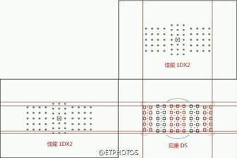 各家顶级单反的对焦点覆盖范围