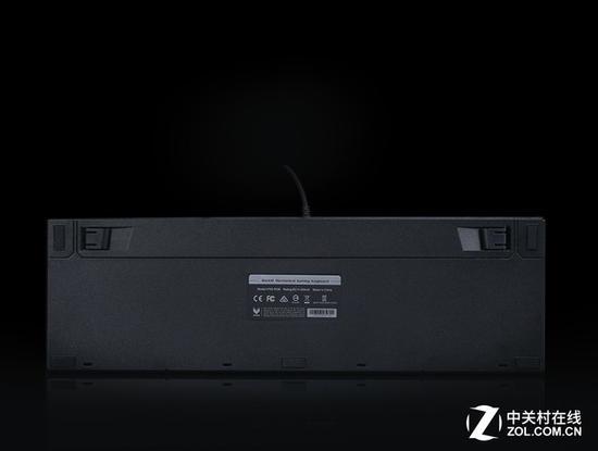 雷柏V700RGB合金版键盘 背面