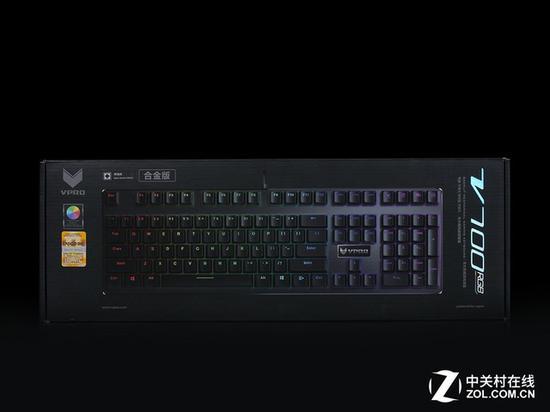 雷柏V700RGB合金版机械键盘(黑轴版) 外包装