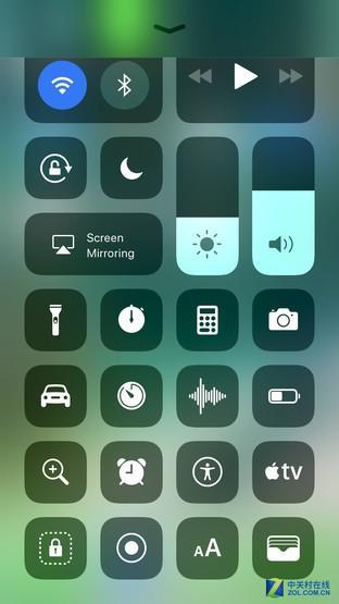 iOS 11控制中心