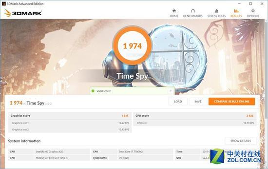 3Dmark Time Spy 1974