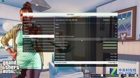 GTA V 测试画质设置