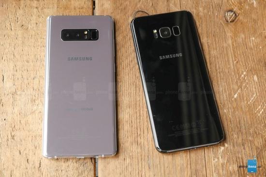 三星Note 8采用双摄(图片引自Phone Arena)