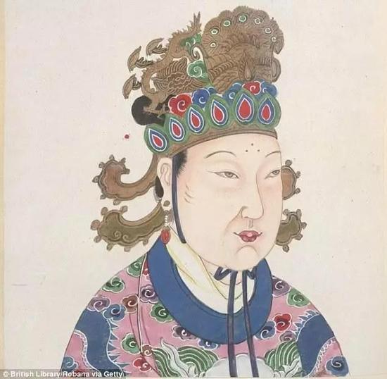 武则天画像,图源:Getty