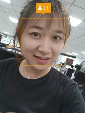 自拍对比