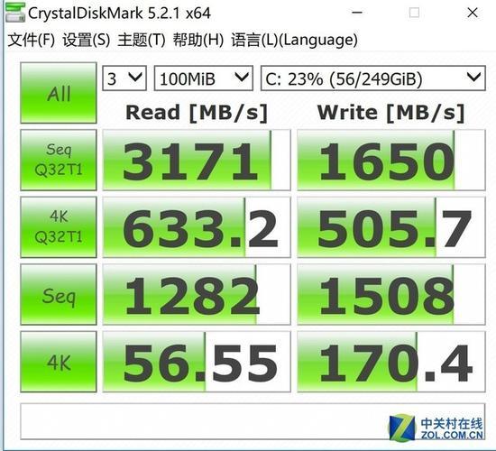 固态硬盘测试速度