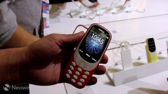 诺基亚一代神机 3310携3G版本月亮相