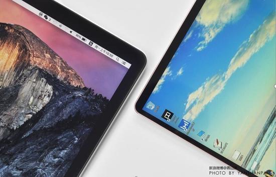 MateBook X屏幕的宽边比苹果MacBook Pro的窄边还要窄上很多