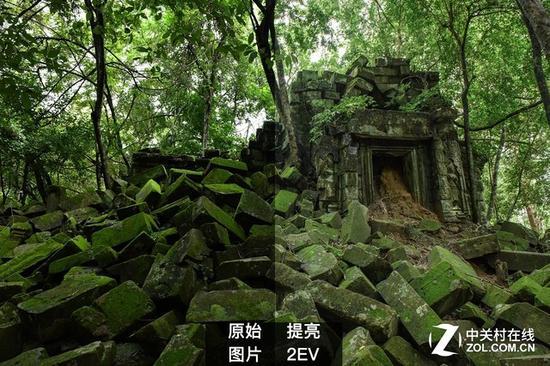 ISO 1600下提亮后效果