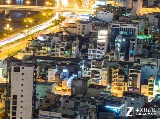 夜静下100%截图,宽容度表现比较好,没有出现死黑