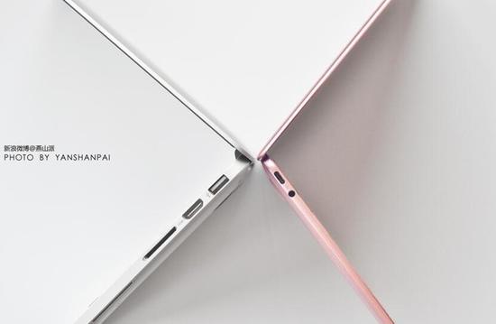 MateBook X的厚度真真是只有苹果MacBook Pro的2/3