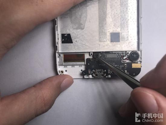断开mTouch按键排线