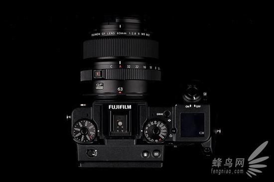 富士GFX50s机身顶部主要按键布局