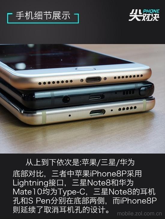 手机底部细节