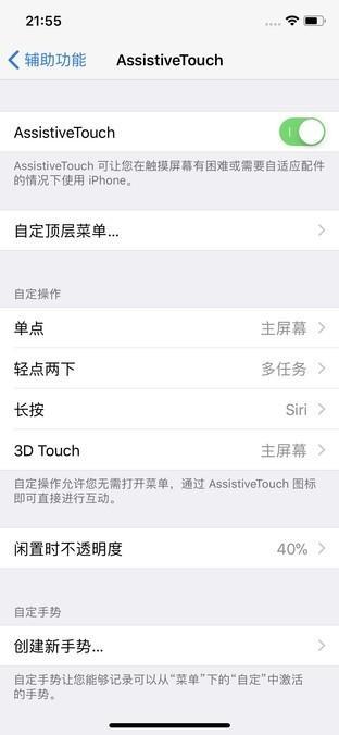 AssistiveTouch功能