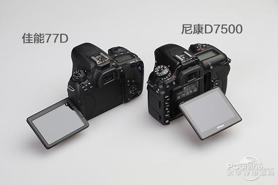 ▲77D的“外翻”屏支持360°旋转