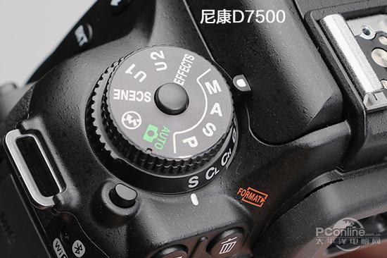 ▲尼康D7500场景模式被整合