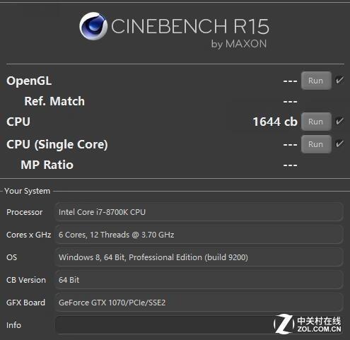 Cinebench R15中5G的8700K多核基本能够逼平1800x