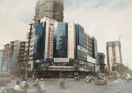 1995年前后的太平洋电脑城一期(后改为太平洋数码广场A场)