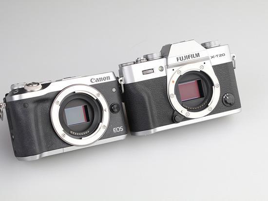 富士X-T20与佳能EOS M6同样采用APS-C格式的图像传感器