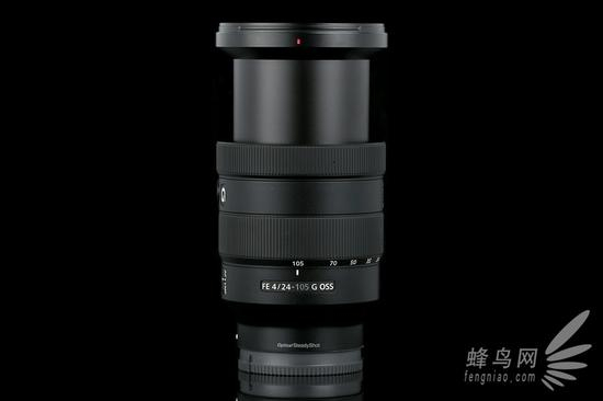 索尼SEL24105G变焦到105mm长度