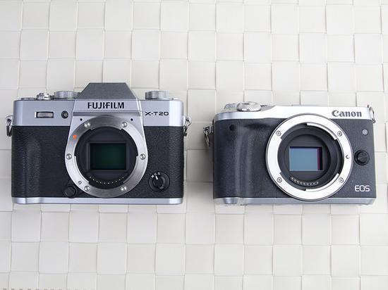 富士X-T20与佳能EOS M6